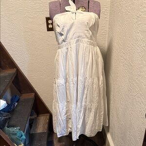 Universal Thread White Strapless Dress